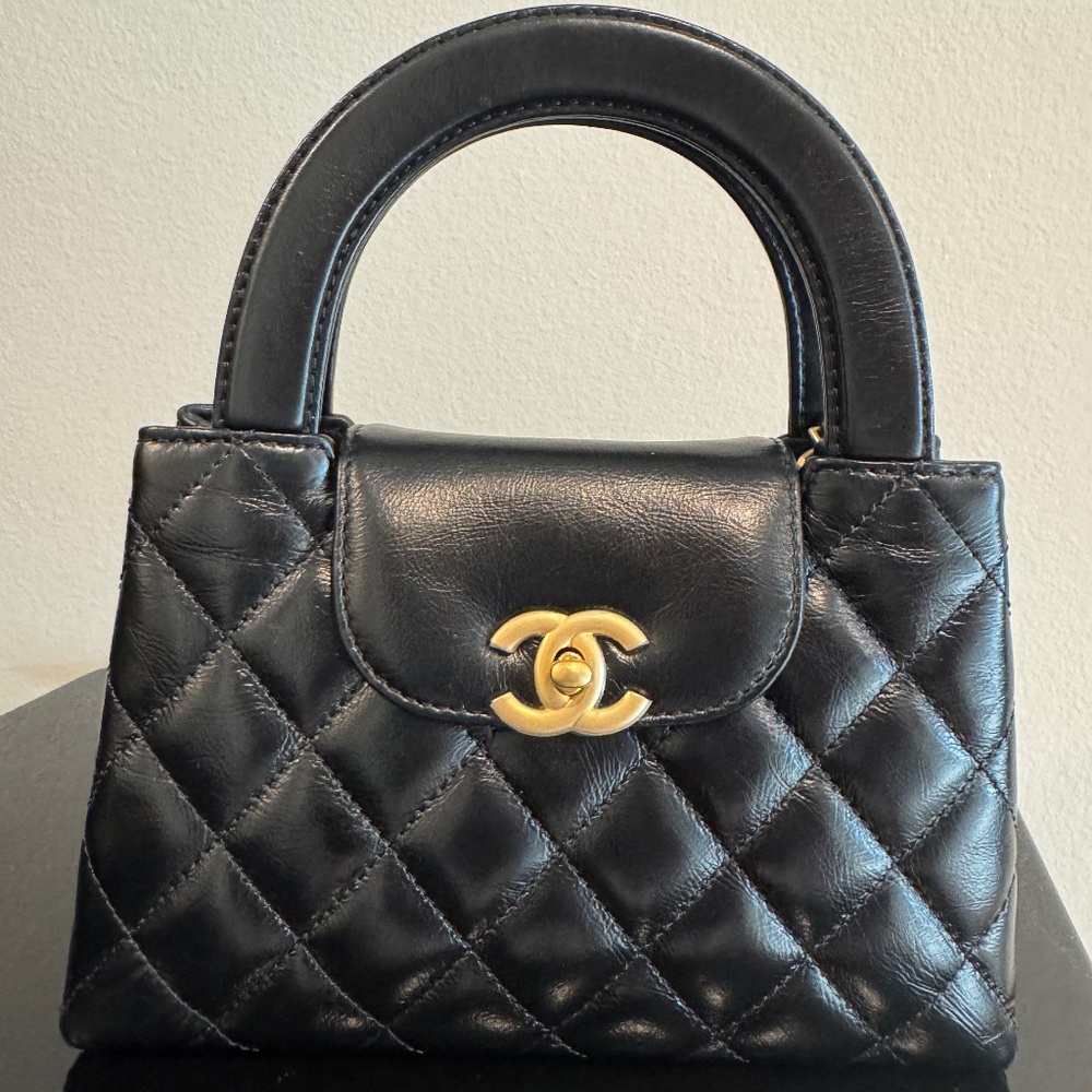 Chanel Nano Black Kelly Bag